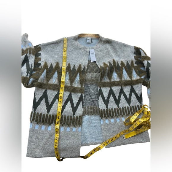 Anthropologie Akemi + Kin Tribal Print open front Cardigan Sweater O/S NWT - Picture 14 of 14